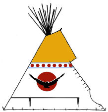 Traditional Cree Teepee - Copyright Assiniboine Tipis